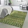 Mediterranean Lattice Collection Area Rug - Santorini (Green) Rectangle Green  lifestyle 24