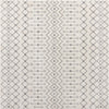 Mediterranean Lattice Collection Area Rug - Santorini (Ivory and Gray) Square Ivory and Gray Main