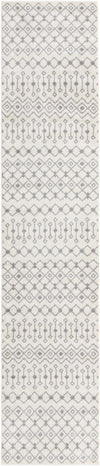 Mediterranean Lattice Collection Area Rug - Santorini (Ivory and Gray) Runner Ivory and Gray Main