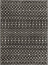 Mediterranean Lattice Collection Area Rug - Santorini (Dark Gray) Rectangle Dark Gray Main