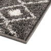 Mediterranean Lattice Collection Area Rug - Santorini (Dark Gray) Square Dark Gray  lifestyle 5