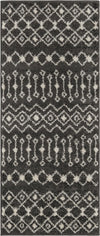 Mediterranean Lattice Collection Area Rug - Santorini (Dark Gray) Runner Dark Gray Main