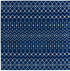 Mediterranean Lattice Collection Area Rug - Santorini (Navy Blue)