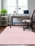 Mediterranean Lattice Collection Area Rug - Santorini (Pink)