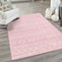 Mediterranean Lattice Collection Area Rug - Santorini (Pink)