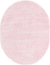 Mediterranean Lattice Collection Area Rug - Santorini (Pink) Oval Pink Main