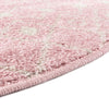 Mediterranean Lattice Collection Area Rug - Santorini (Pink) Oval Pink  lifestyle 14