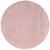 Mediterranean Lattice Collection Area Rug - Santorini (Pink) Round Pink Main