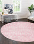 Mediterranean Lattice Collection Area Rug - Santorini (Pink)