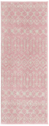 Mediterranean Lattice Collection Area Rug - Santorini (Pink) Runner Pink Main