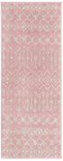 Mediterranean Lattice Collection Area Rug - Santorini (Pink)