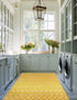 Mediterranean Lattice Collection Area Rug - Santorini (Yellow)