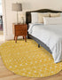 Mediterranean Lattice Collection Area Rug - Santorini (Yellow)