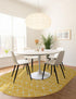 Mediterranean Lattice Collection Area Rug - Santorini (Yellow)