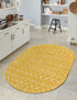 Mediterranean Lattice Collection Area Rug - Santorini (Yellow)