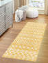 Mediterranean Lattice Collection Area Rug - Santorini (Yellow)