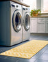 Mediterranean Lattice Collection Area Rug - Santorini (Yellow)