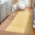 Mediterranean Lattice Collection Area Rug - Santorini (Yellow)