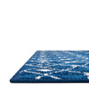 Mediterranean Lattice Collection Area Rug - Santorini (Navy and Teal) Runner Navy and Teal  lifestyle 8