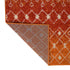 Mediterranean Lattice Collection Area Rug - Santorini (Orange and Red)