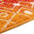 Mediterranean Lattice Collection Area Rug - Santorini (Orange and Red)