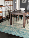 Mediterranean Lattice Collection Area Rug -  Casablanca (Ivory Blue) Rectangle Ivory Blue  lifestyle 3