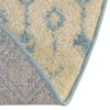 Mediterranean Lattice Collection Area Rug -  Casablanca (Ivory Blue) Round Ivory Blue  lifestyle 7