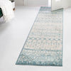 Mediterranean Lattice Collection Area Rug -  Casablanca (Ivory Blue) Runner Ivory Blue  lifestyle 14