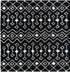 Berber Lattice Shag Collection Area Rug - Atlas (Black and White)