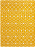 Berber Lattice Shag Collection Area Rug - Atlas (Yellow)