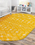 Berber Lattice Shag Collection Area Rug - Atlas (Yellow)