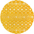 Berber Lattice Shag Collection Area Rug - Atlas (Yellow)