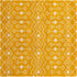 Berber Lattice Shag Collection Area Rug - Atlas (Yellow)