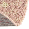 Berber Lattice Shag Collection Area Rug - Atlas (Light Pink) Round Light Pink  lifestyle 9