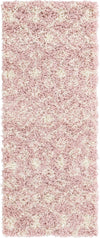 Berber Lattice Shag Collection Area Rug - Atlas (Light Pink) Runner Light Pink Main