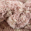 Berber Lattice Shag Collection Area Rug - Atlas (Light Pink) Runner Light Pink  lifestyle 7