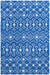 Berber Lattice Shag Collection Area Rug - Atlas (Periwinkle Blue) Rectangle Periwinkle Blue Main