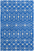 Berber Lattice Shag Collection Area Rug - Atlas (Periwinkle Blue)