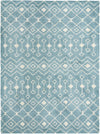 Berber Lattice Shag Collection Area Rug - Atlas (Light Blue) Rectangle Light Blue Main