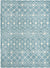 Berber Lattice Shag Collection Area Rug - Atlas (Light Blue) Rectangle Light Blue Main