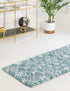 Berber Lattice Shag Collection Area Rug - Atlas (Light Blue)