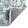 Berber Lattice Shag Collection Area Rug - Atlas (Light Blue) Runner Light Blue  lifestyle 8