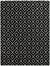 Lattice Loft Shag Collection Area Rug - Soho (Black and White) Rectangle Black and White Main