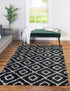 Trellis Haven Collection Area Rug - Soho (Black and White)