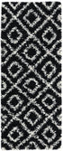 Trellis Haven Collection Area Rug - Soho (Black and White)