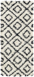 Trellis Haven Collection Area Rug - Soho (White and Black)