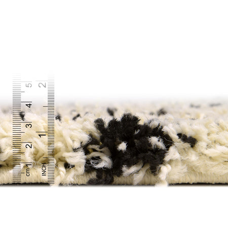 Trellis Haven Collection Area Rug - Soho (White and Black)