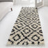 Trellis Haven Collection Area Rug - Soho (White and Black)