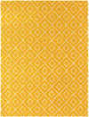 Lattice Loft Shag Collection Area Rug - Soho (Yellow) Rectangle Yellow Main