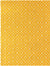 Lattice Loft Shag Collection Area Rug - Soho (Yellow) Rectangle Yellow Main